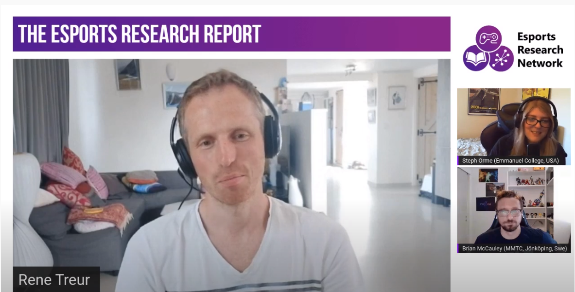 Shoutcasting, Commentating & Broadcasting Esports with Rene Treur. Episode 22 of the Esports Research Report